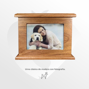 Urna Clásica de madera para Fotografía