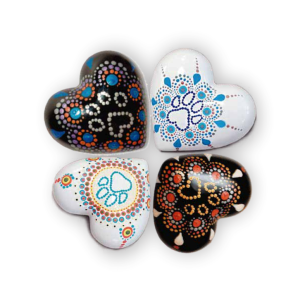Urna Mandala de Cerámica Corazón cuatro modelos a elegir